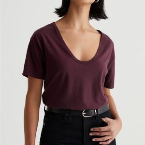 NWOT AG U Neck T Shirt